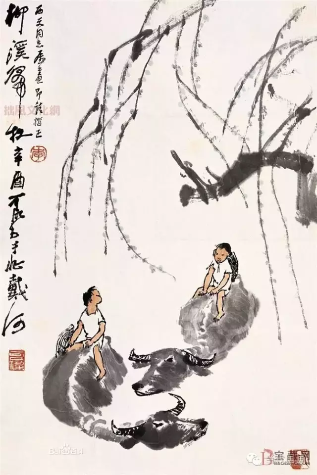 李可染一生創(chuàng)作作品1000件，市場(chǎng)拍了8000件，90%是假的