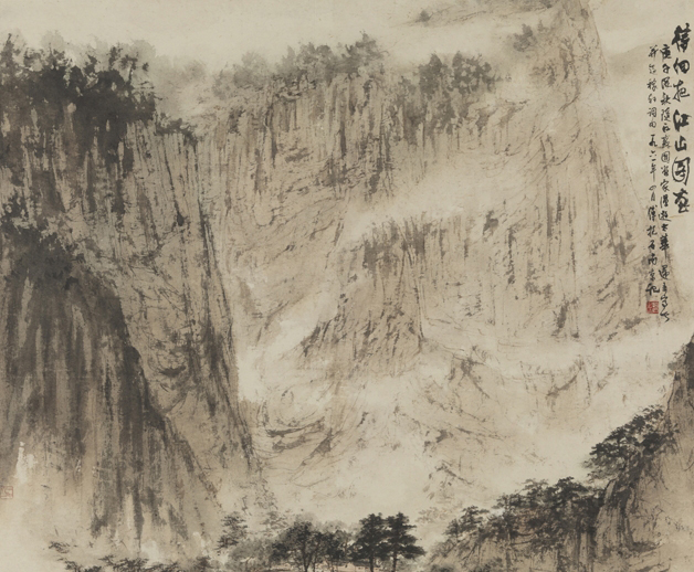 《待細(xì)把江山圖畫》100×111.5cm，1961年